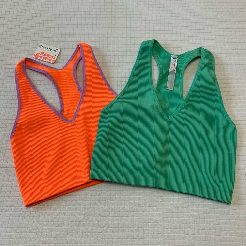Free People Movement bra set (2)